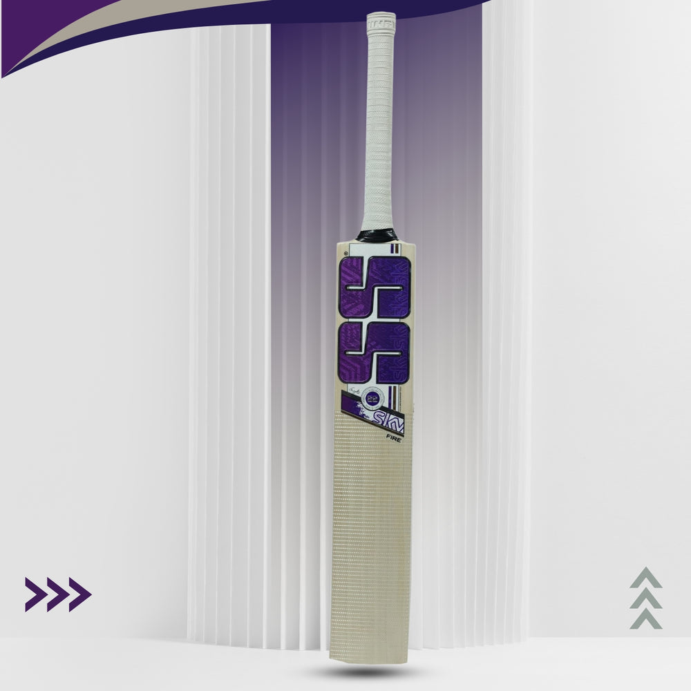 SS Sky Fire English Willow Cricket Bat SH | Powerful Stroke Play with Balanced Pickup | Professional Performance Cricket Bat