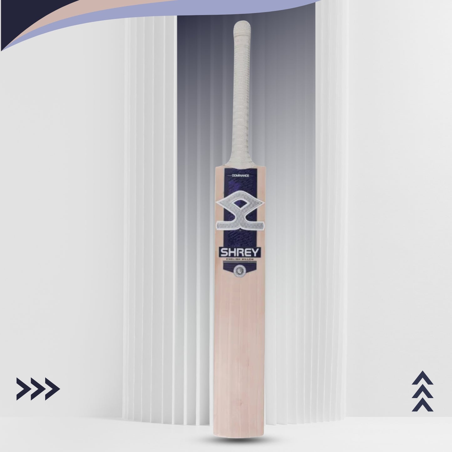 Shrey Dominance English Willow Cricket Bat SH | Powerful Stroke Play with Thick Edges & Balanced Pickup | Professional Performance Cricket Bat - Best Price online Prokicksports.com