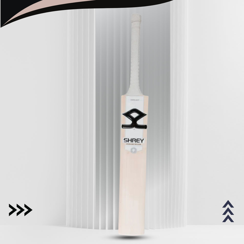Shrey Star Light English Willow Cricket Bat SH | Lightweight Power with Smooth Pickup | Professional Performance Cricket Bat