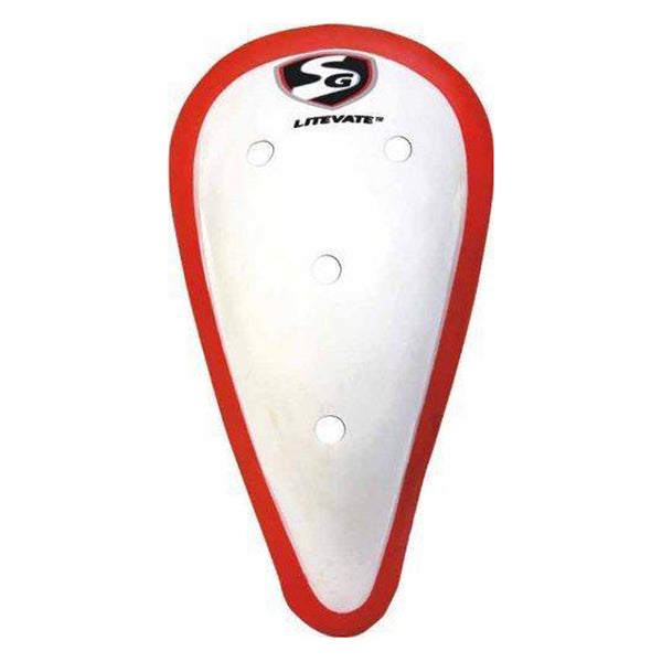 SG Litevate Abdominal Guard Pad for Cricket | Lightweight, Vented, Impact-Proof Protection for Batting & Wicketkeeping