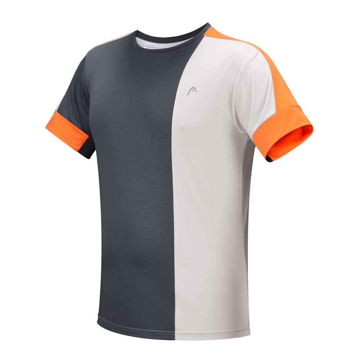 Head HCD-363 T-Shirt, Charcoal/Lt. Grey/Orange - Best Price online Prokicksports.com