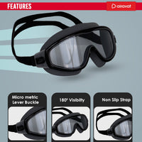 Airavat Macho 1023 Junior Swimming Goggles – Anti-Fog, UV Protection, No-Leak Swim Glasses for Kids & Teens - Best Price online Prokicksports.com