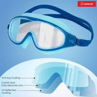 Airavat Macho 1023 Junior Swimming Goggles – Anti-Fog, UV Protection, No-Leak Swim Glasses for Kids & Teens - Best Price online Prokicksports.com