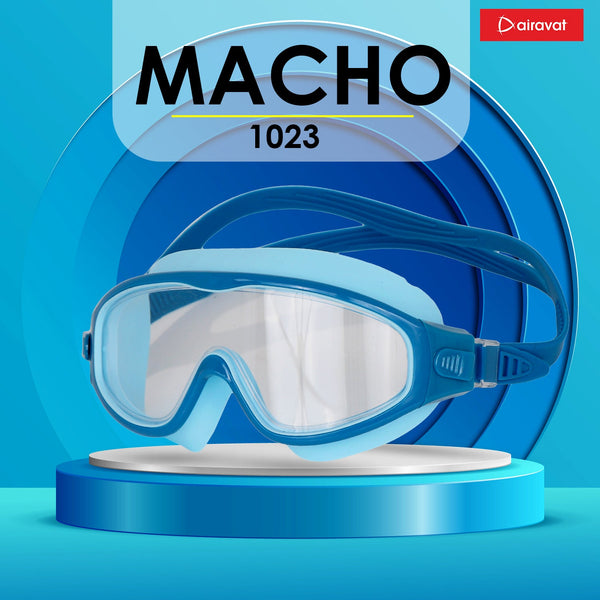 Airavat Macho 1023 Junior Swimming Goggles – Anti-Fog, UV Protection, No-Leak Swim Glasses for Kids & Teens