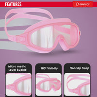 Airavat Macho 1023 Junior Swimming Goggles – Anti-Fog, UV Protection, No-Leak Swim Glasses for Kids & Teens - Best Price online Prokicksports.com