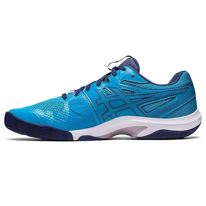 ASICS GEL-BLADE 8 Men’s Badminton Shoes | Island Blue/Indigo Blue | Lightweight Indoor Court Shoes with GEL Cushioning & Trusstic System - Best Price online Prokicksports.com