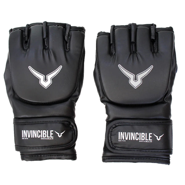 Invincible Beginner's MMA Combat Gloves, Black