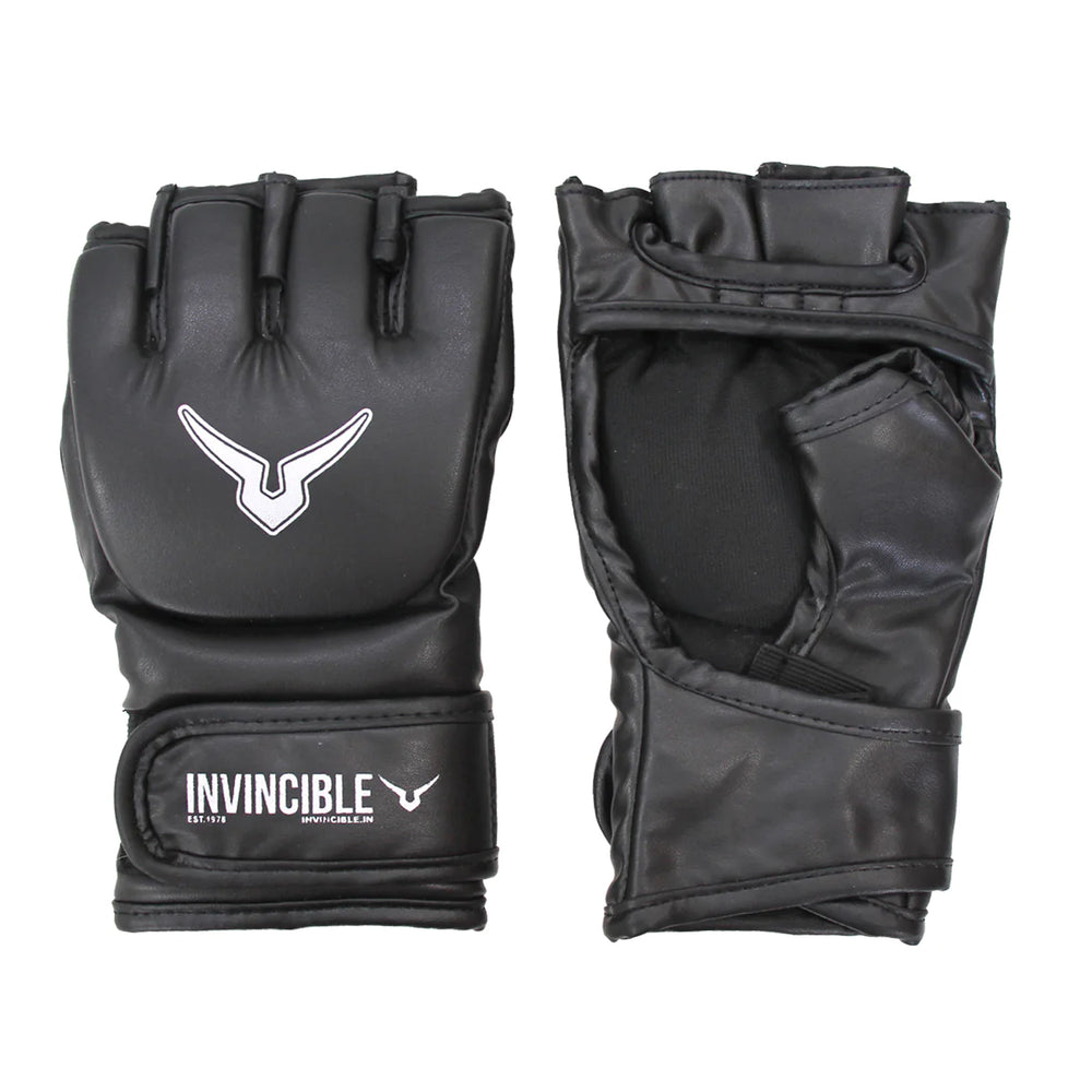 Invincible Beginner's MMA Combat Gloves, Black - Best Price online Prokicksports.com