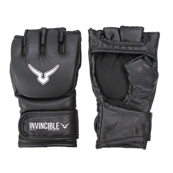 Invincible Beginner's MMA Combat Gloves, Black