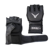 Invincible Beginner's MMA Combat Gloves, Black - Best Price online Prokicksports.com