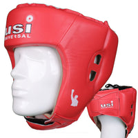 USI Universal 615DP Boxing Headguard | Lightweight Handcrafted Padding & Laced Top Closure - Best Price online Prokicksports.com