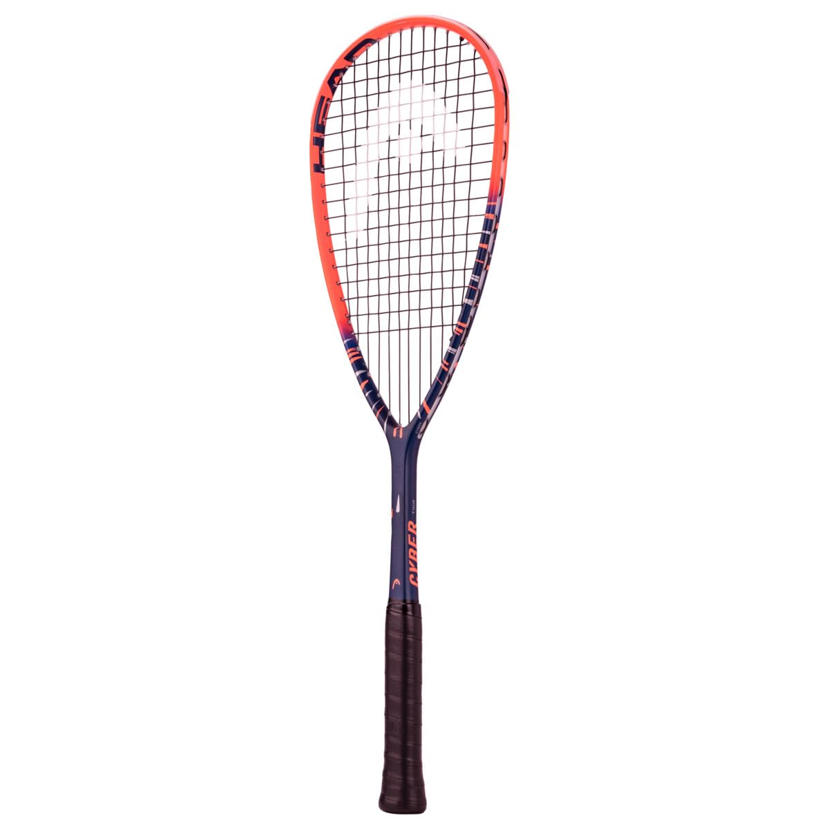 HEAD Cyber Tour Squash Racquet (Orange/Blue) | Lightweight AFT &amp; Innegra Hybrid Composite Frame