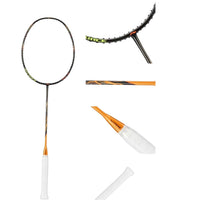 Li-Ning Axforce Warrior Badminton Racquet Unstrung& – Lightweight Carbon Fibre Attacking Racquet with Head-Heavy Balance