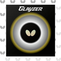 Butterfly Glayzer Table Tennis Rubber (Black, Extra Thick, 06100) – High Tension Inverted Rubber with Spring Sponge X