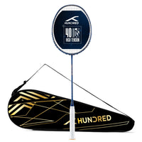 Hundred Predator Pro Strung Badminton Racquet (HBRX-5S073-1) | Aerodynamic Fast-Attacking Racquet with Full Cover