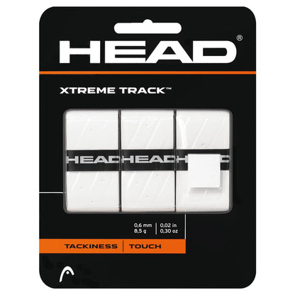 HEAD Xtremetrack™ Tennis Overgrip (3-Pack) | 0.60mm Slim Elastopolymer Overgrip with Traction Lines