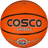 Cosco Nylon Dribble Rubber Basketball (Size 7, Orange) | Durable Waterproof Outdoor Basketball - Best Price online Prokicksports.com