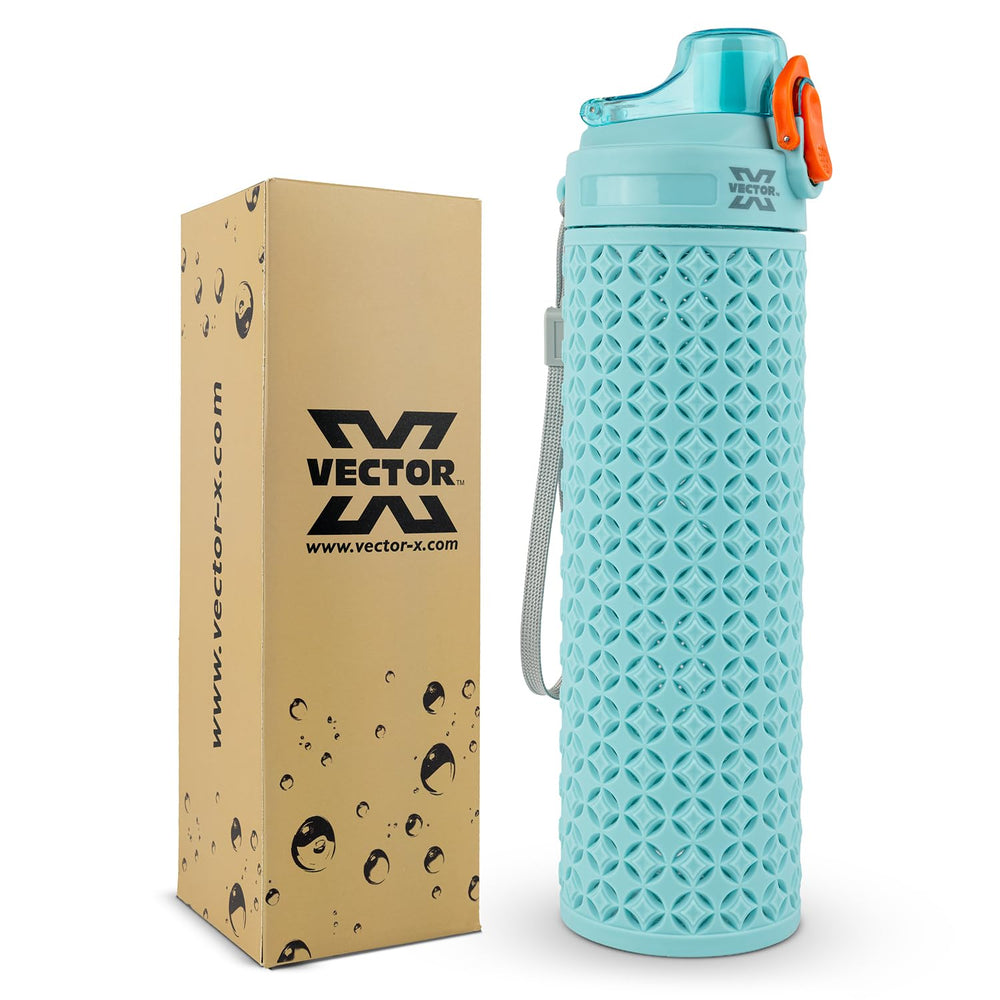 Vector X 650 ml Sports Sipper Water Bottle | BPA-Free Reusable Hydration Bottle