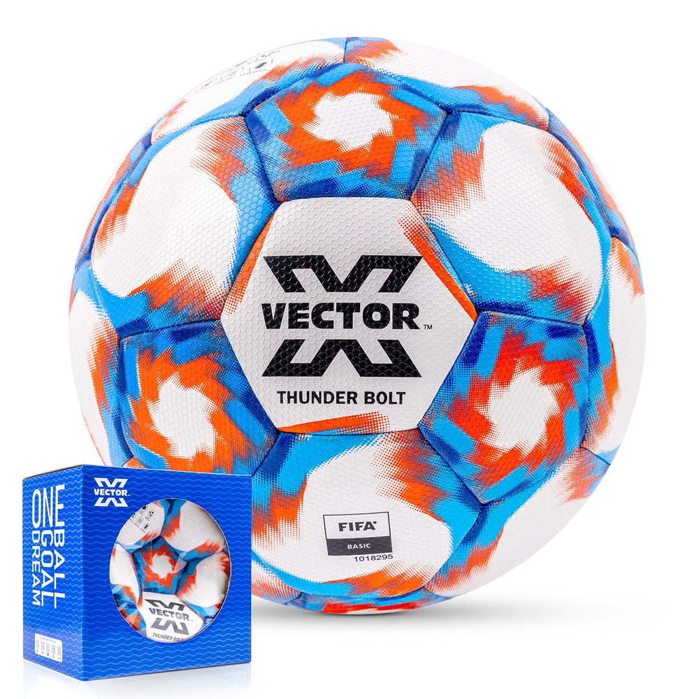 Vector X Tristar NX 8 Panels Thermo Bonded Soccer Ball (Size 5) | Professional Match & Training Football