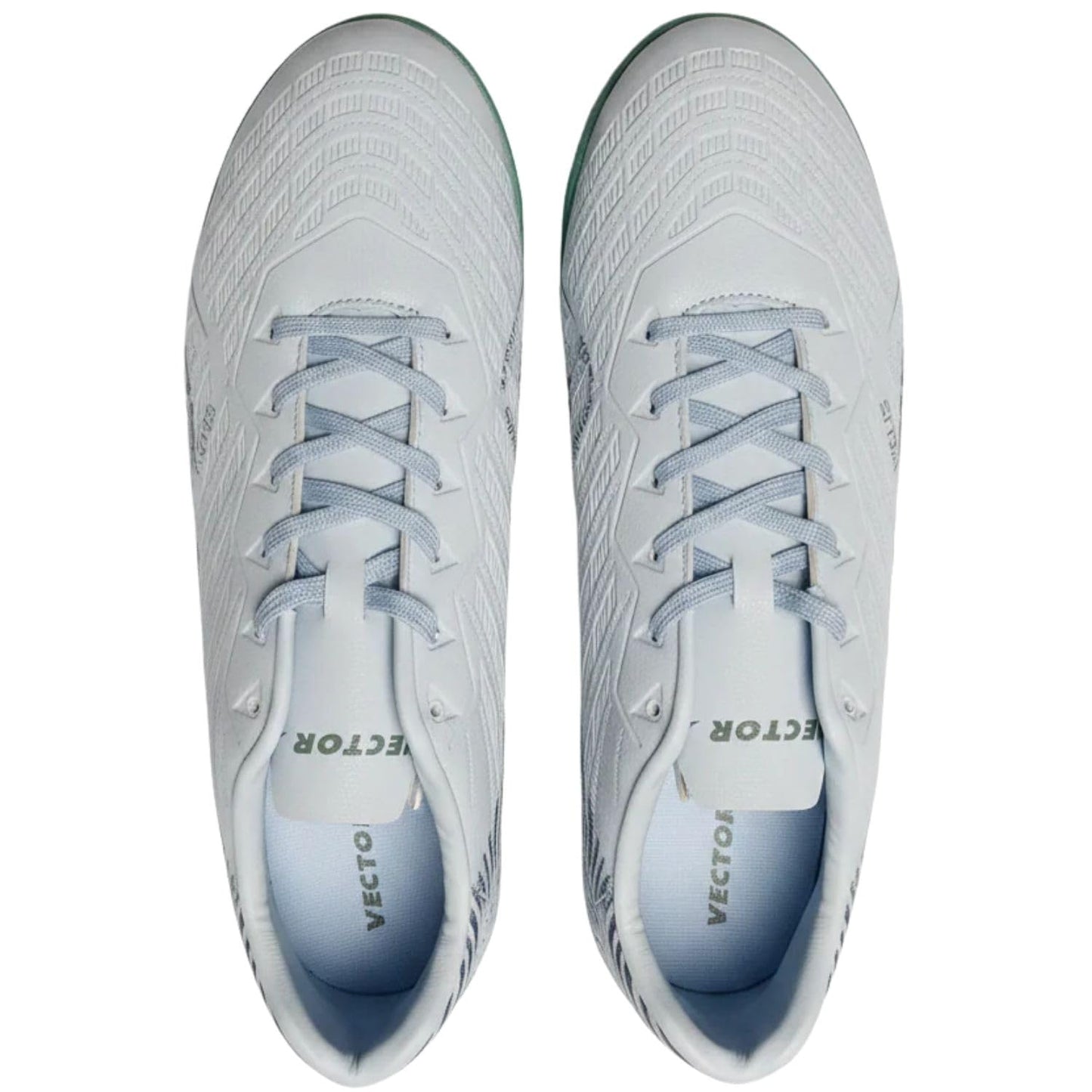Vector X Boys Lace Kids Football Shoes (Light Azure/Blue) | Lightweight Athletic Sneakers for Kids - Best Price online Prokicksports.com