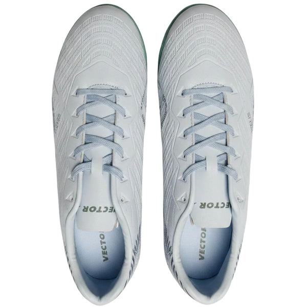 Vector X Boys Lace Kids Football Shoes (Light Azure/Blue) | Lightweight Athletic Sneakers for Kids