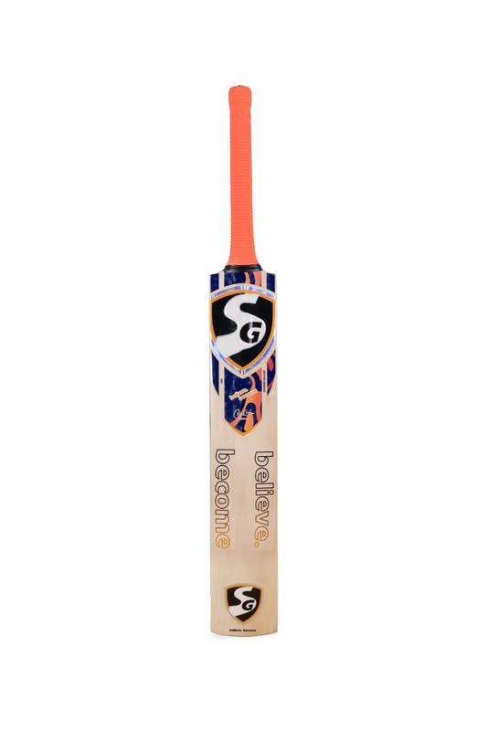 SG Forza 1.0 Diverse Willow Cricket Bat (Orange, Short Handle) | High-Performance Hybrid Willow Bat