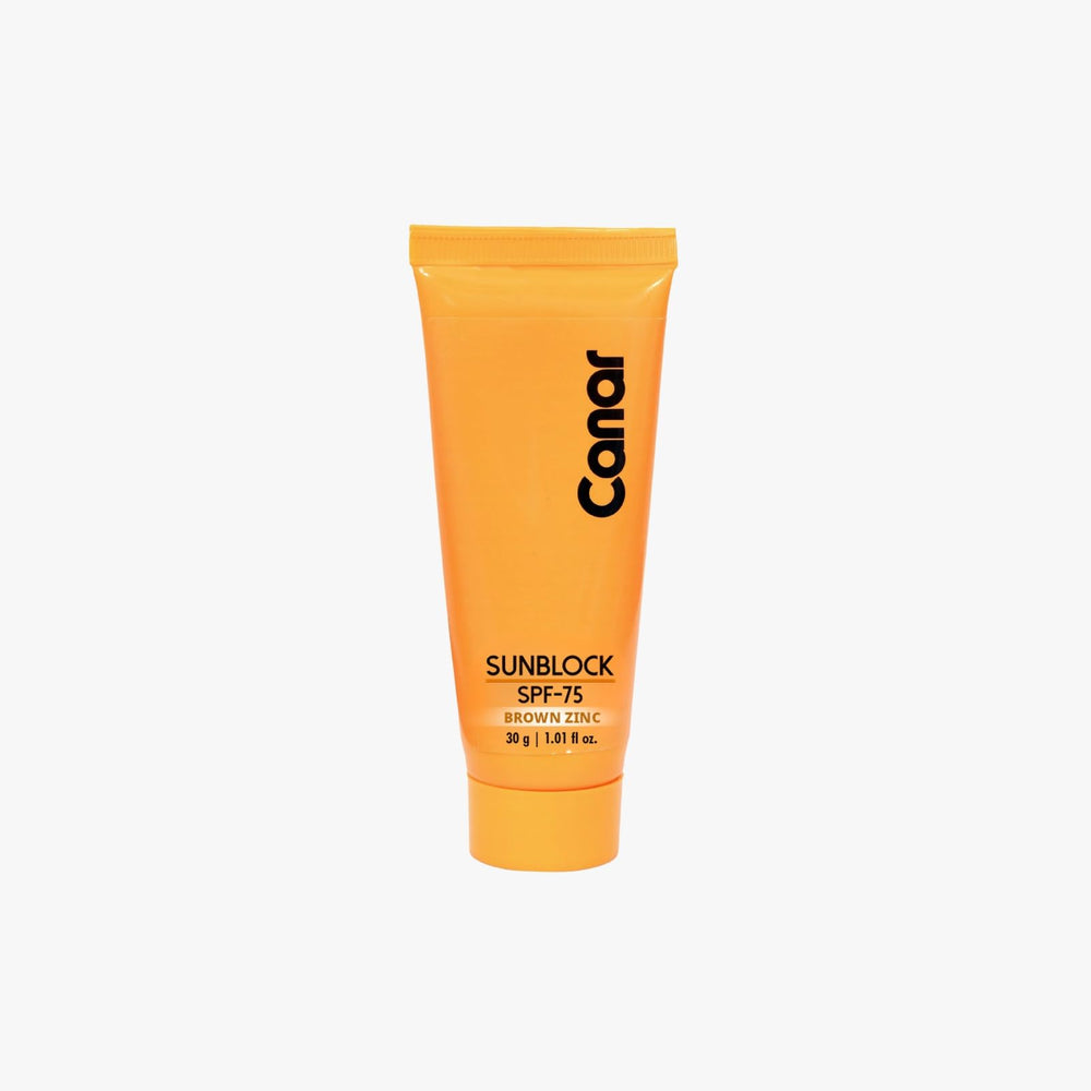 Canar Zinc Sunblock SPF 75 for Cricketers | Broad Spectrum Water-Resistant Matte Finish Zinc Oxide Sunscreen
