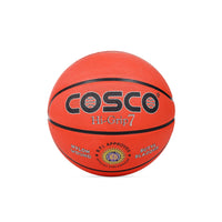 Cosco Hi-Grip Rubber Basketball (Size 7, Orange) | Durable Molded Outdoor Basketball with Butyl Bladder - Best Price online Prokicksports.com