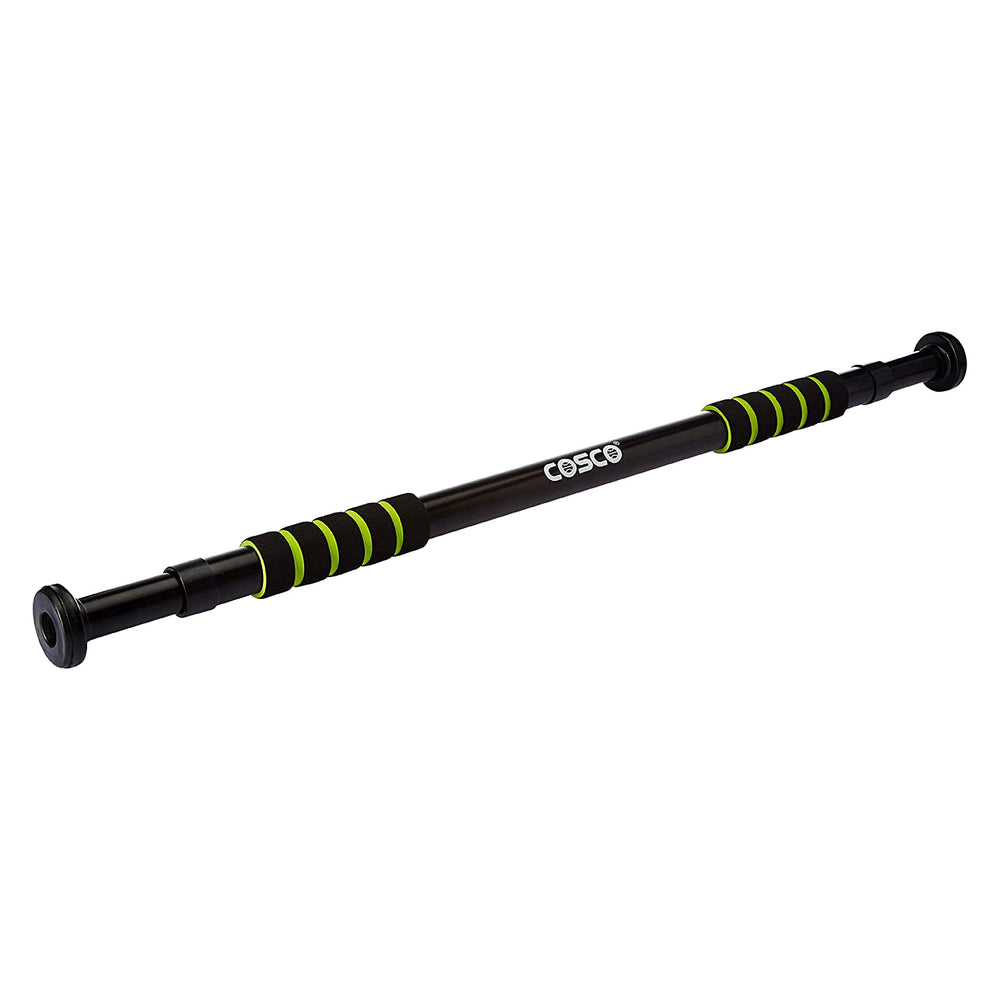Cosco Wall Mount Tall Door Bar (63–96 cm) – Adjustable Alloy Steel Chin-Up & Pull-Up Bar with Soft Hand Grips