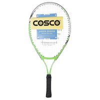 Cosco Drive-23 Aluminium Junior Tennis Racquet (Green) – Lightweight 23-Inch Starter Racquet with Protective Cover