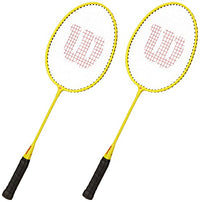 Wilson Junior Badminton Kit | 2 Rackets | Shuttlecocks & Carrying Bag