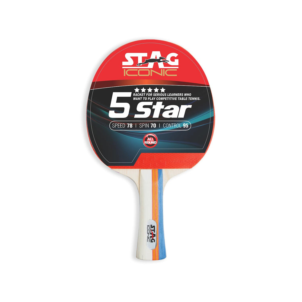 Stag Iconic 5 Star Table Tennis Racquet