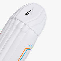 DSC Shoc Cricket Wicket Keeping Legguard – Economical Lightweight Keeping Pads with Low-Density Foam Bolsters & Mesh Instep