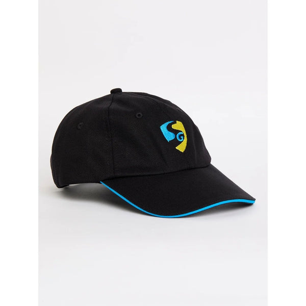 SG Cricket Cap (Navy Blue, Free Size) | Lightweight Breathable Outdoor Sports Cap