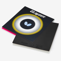 Butterfly Glayzer Table Tennis Rubber (Black, Extra Thick, 06100) – High Tension Inverted Rubber with Spring Sponge X