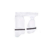SG Combo KLR Ultimate Thigh Pad White / Junior / LH (White/Grey, Adult LH) | Dual Thigh Batting Protective Guard - Best Price online Prokicksports.com