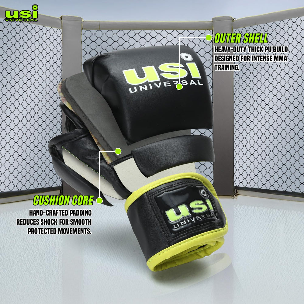 USI Universal 618F Strike Boxing Training MMA Gloves | Shock-Absorbing Handcrafted Foam & Heavy-Duty PU - Best Price online Prokicksports.com