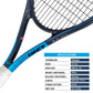 HEAD Instinct Comp Titanium Tennis Racquet (Black/Blue, Grip 3 - 4 3/8") | Pre-Strung Entry-Level Power Frame