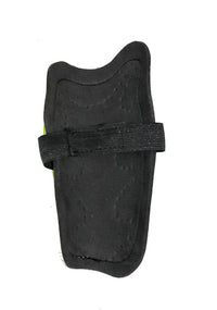 Cosco Club Football Shin Guards (Black) – Compact Lightweight Protective Gear with PP Shell & EVA Foam Backing