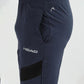 HEAD HML-1001 Men's Polyester Trackpants (Navy) | Lightweight Moisture-Wicking Performance Bottoms
