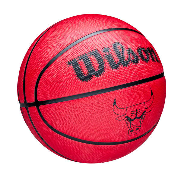 Wilson NBA Team Tribute Solid Chicago Bulls Basketball | Size 7 | Red