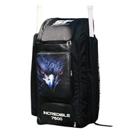 STANFORD SF Incredible 7500 Cricket Duffle Bag Wheelie | Professional Black Cricket Kit Bag