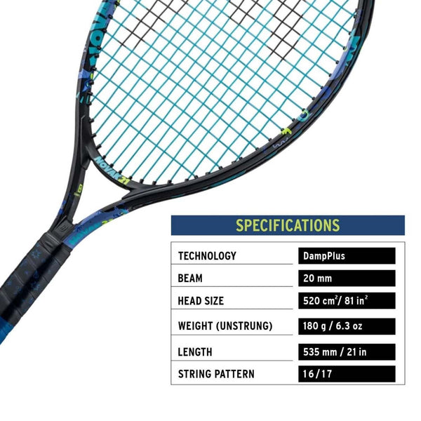 HEAD Novak 21 2024 Junior Tennis Racquet | 180 g | 21 in | Ages 4–6