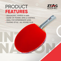 Stag Iconic International Table Tennis Racquet