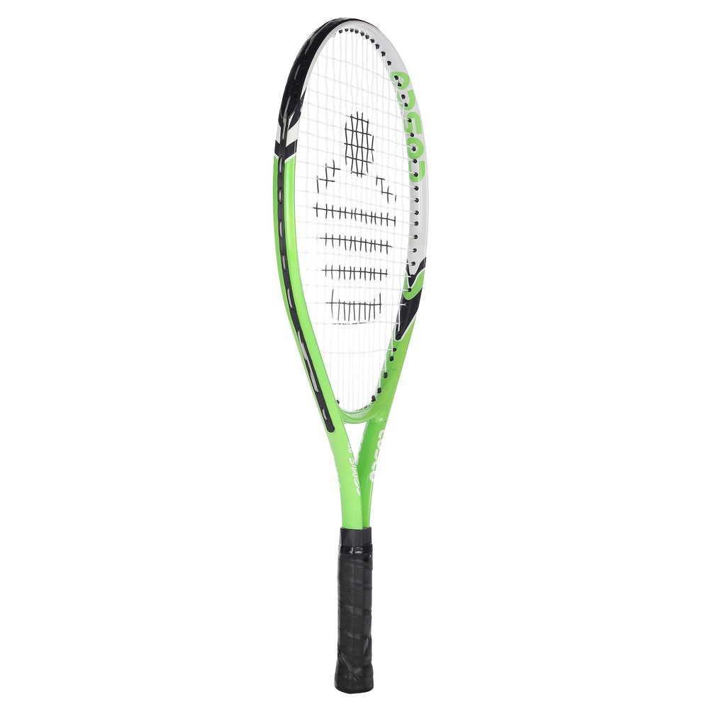 Cosco Drive-23 Aluminium Junior Tennis Racquet (Green) – Lightweight 23-Inch Starter Racquet with Protective Cover