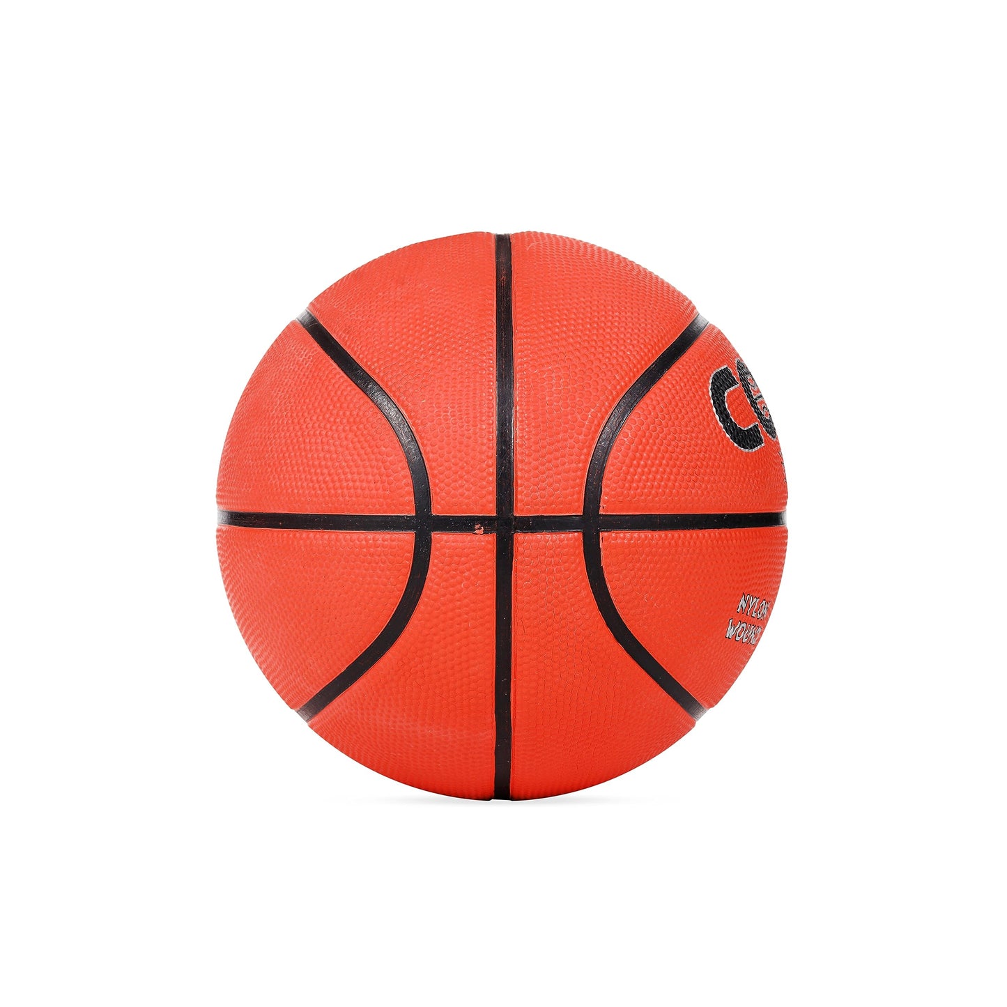 Cosco Hi-Grip Rubber Basketball (Size 7, Orange) | Durable Molded Outdoor Basketball with Butyl Bladder