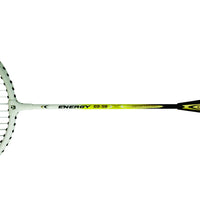 Cosco CB-90 Alloy Steel Strung Badminton Racquet (White/Yellow) | Lightweight Beginner Racquet with Free Head Cover - Best Price online Prokicksports.com