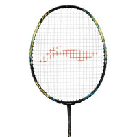 Li-Ning AXForce 100 Badminton Racquet (Unstrung, 4U, G5) Strom Green – High Elasticity Carbon Fiber Frame with Ultra-Thin Shaft & Head-Heavy Balance