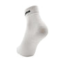 Adidas Cushioned Sportswear Ankle Length Socks - 3 Pairs (Ad-7093, White) | Premium Breathable Cotton Athletic Socks | M | (Classic White)