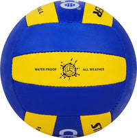 Cosco Striker Volleyball (Size 4, Multicolour) – Hand-Sewn Polyurethane (PU) Synthetic Leather Volleyball with Latex Bladder